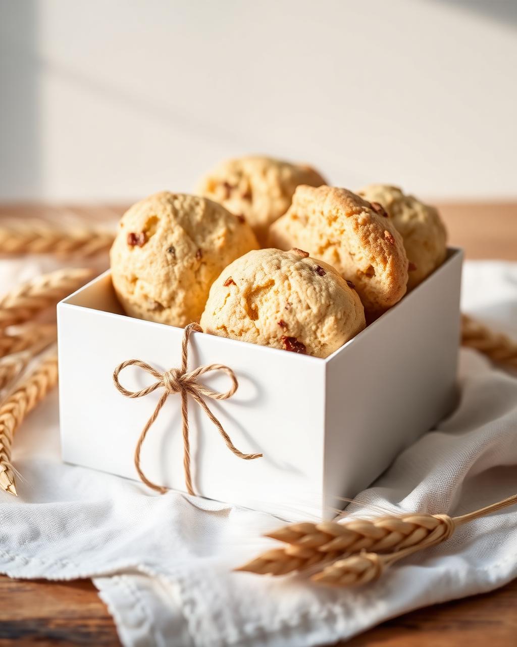 Scones in a gift box