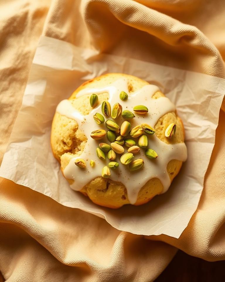 Pistachio scone